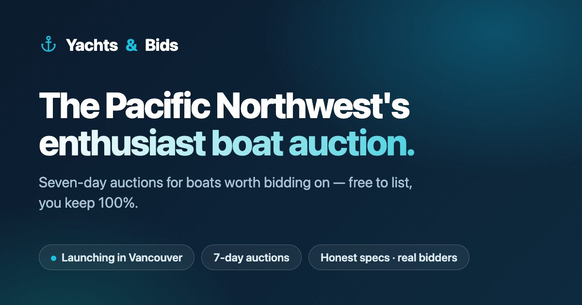 Yachts & Bids